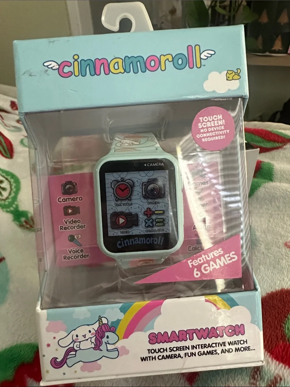 Sanrio Cinnamoroll Kids Smartwatch - Light Blue and Pink